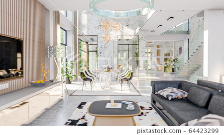 living room interior 3d illustration living room interior 3d illustration 64423299