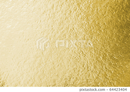 Gold foil leaf shiny wrapping paper texture background for wall paper decoration element 64423404
