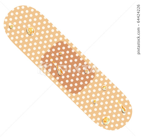 插圖材料Bansouko，一種排斥水的灰泥 64424226