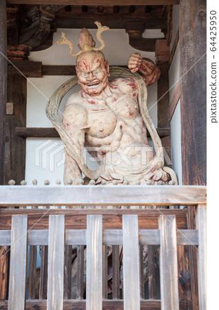 Horyuji Nakamon Kongo Rikishi Statue Nio Statue Agata (Ikaruga Town, Ikoma District, Nara Prefecture) 64425950
