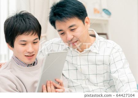 Father and son 64427104