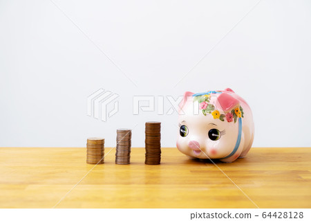 硬幣和存錢罐 64428128