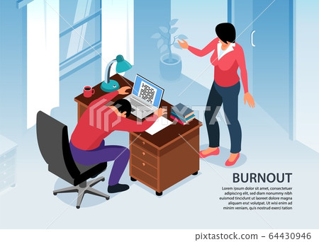 Professional Burnout Horizontal Background Professional Burnout Horizontal Background 64430946