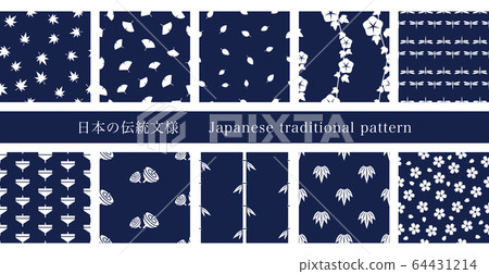 Japanese traditional pattern 64431214