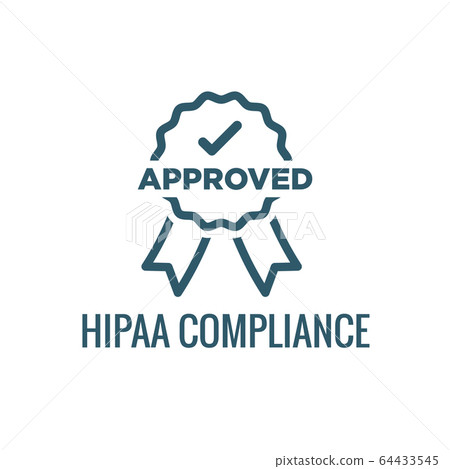 HIPAA Compliance icon set with hippa image 64433545