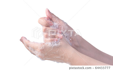 Wash hand teaching anti-quarantine walk-away fertilizer wash hand soap corona virus 64433777