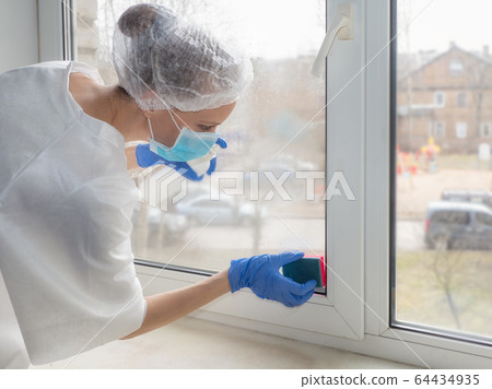 Coronavirus disinfection. Coronavirus disinfection. 64434935