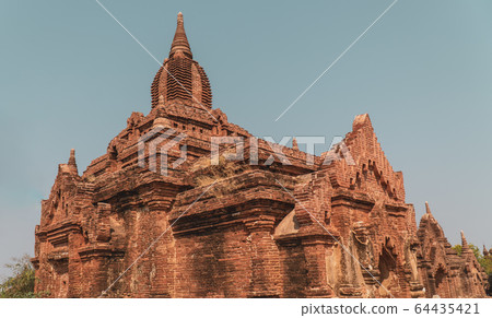 Old Bagan Brick Buddhist Temple Myanmar Old Bagan Brick Buddhist Temple Myanmar 64435421