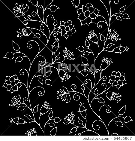 Floral pattern. Wildflowers. Seamless pattern Floral pattern. Wildflowers. Seamless pattern 64435907
