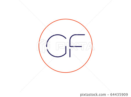Initial Monogram Letter GF Logo Design Vector Template. GF Letter Logo Design Initial Monogram Letter GF Logo Design Vector Template. GF Letter Logo Design 64435909