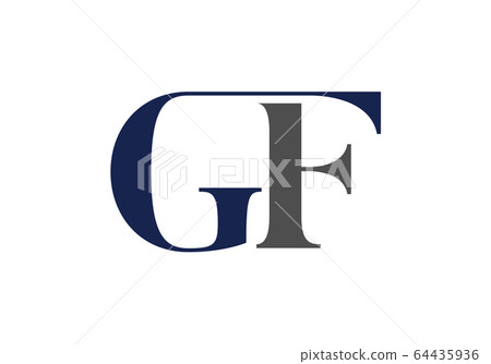Initial Monogram Letter GF Logo Design Vector Template. GF Letter Logo Design Initial Monogram Letter GF Logo Design Vector Template. GF Letter Logo Design 64435936
