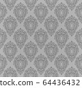 Seamless Damask Pattern 64436432