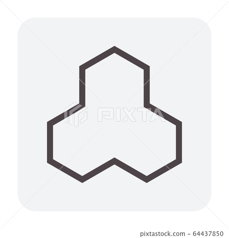 paver block icon 64437850