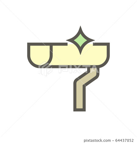 gutter cleaning icon 64437852