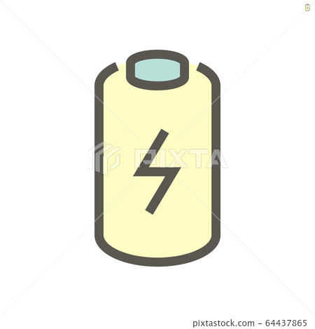 Electric car batterry vector icon design, 48x48 64437865