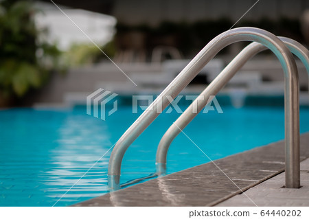 Swimming pool with stair at roof top condo Swimming pool with stair at roof top condo 64440202