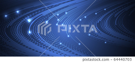 Technology data cyber background, idea of global business Technology data cyber background, idea of global business 64440703