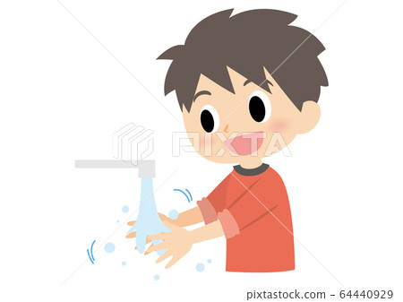 Hand washing for boys 64440929