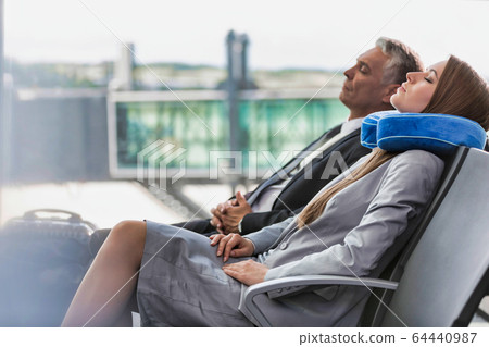 Mature businessman and young attractive Mature businessman and young attractive 64440987