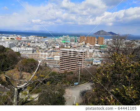 Onigashima and the Seto Inland Sea as seen from Kagawa Prefecture Onigashima and the Seto Inland Sea as seen from Kagawa Prefecture 64441105