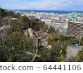 從山頂看瀨戶內海和港口城市 64441106