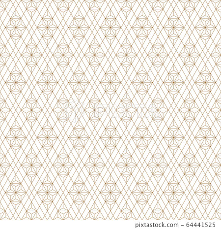 Seamless geometric pattern based on japanese 64441525