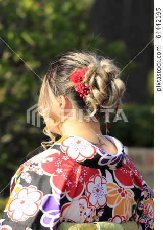 Japanese hair foreigner Japanese hair foreigner 64442195