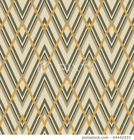Geometric zigzag seamless pattern. Vector Geometric zigzag seamless pattern. Vector 64442835