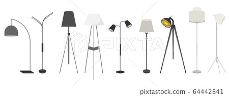 Lamps set. Vector clocks icons. Vector Lamps set. Vector clocks icons. Vector 64442841
