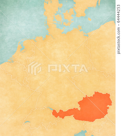 Map of Germany - Austria 64444253
