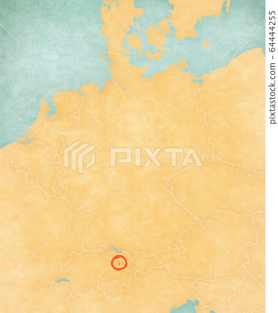 Map of Germany - Liechtenstein 64444255