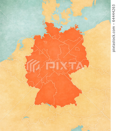 Map of Germany - All States 64444263