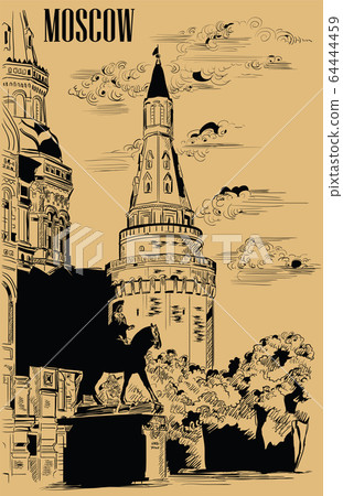 Vector beige Moscow-7 64444459