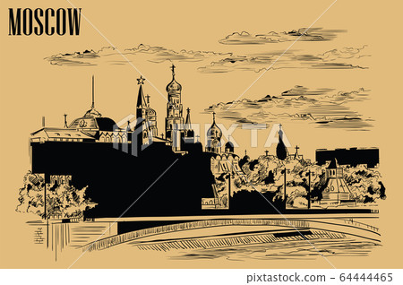 Vector beige Moscow-1 64444465