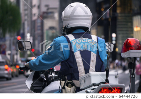 Police motorcycle riot police 64444726