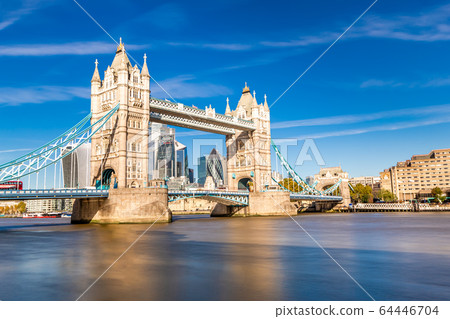 Tower Bridge in London, UK, United Kingdom. 64446704