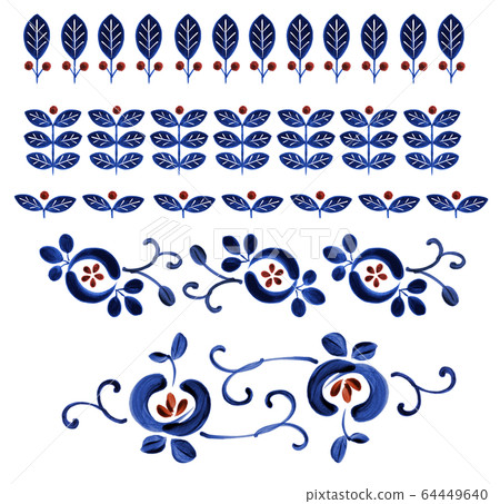 Scandinavian pattern - Stock Illustration [64449640] - PIXTA