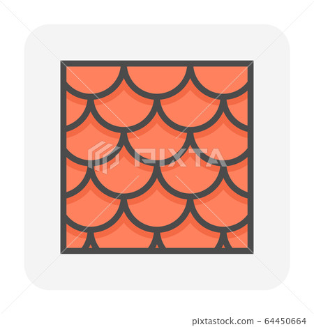roofing material icon 64450664