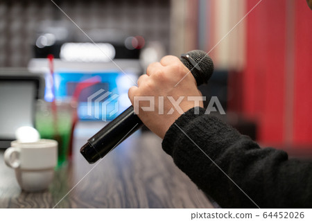 Scenery at a karaoke shop Scenery at a karaoke shop 64452026