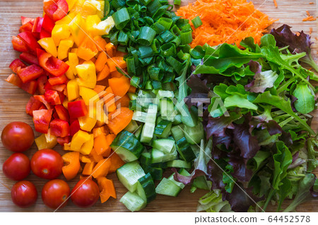 English salad on a board 64452578