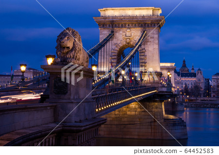 Pretty lights on Chain Bridge 64452583