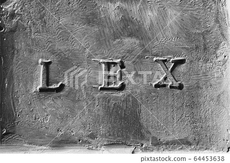 The word Lex 64453638
