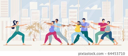 Pregnant Courses, Seminar Flat Vector Concept 64453710