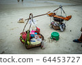 Hawker papaya salad, local food in Koh Samet 64453727