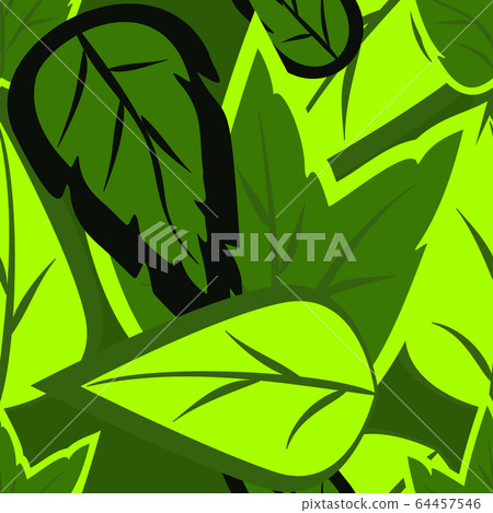 Abstract seamless colorful pattern exotic shapes Abstract seamless colorful pattern exotic shapes 64457546