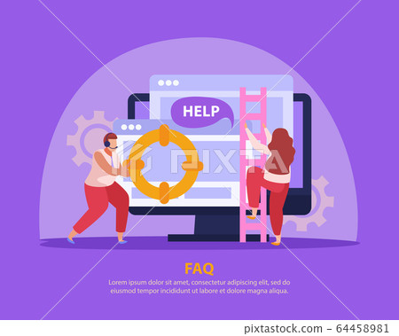 Online Support Background Online Support Background 64458981