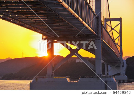 Tokushima Prefecture, Hyogo Prefecture, Onaruto Bridge, Awaji Island side (Roadside station Uzushio) Tokushima Prefecture, Hyogo Prefecture, Onaruto Bridge, Awaji Island side (Roadside station Uzushio) 64459843