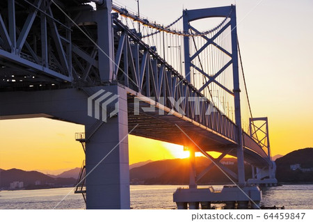 Tokushima Prefecture, Hyogo Prefecture, Onaruto Bridge, Awaji Island side (Roadside station Uzushio) Tokushima Prefecture, Hyogo Prefecture, Onaruto Bridge, Awaji Island side (Roadside station Uzushio) 64459847