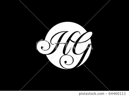 Initial Monogram Letter HG Logo Design Vector Template. HG Letter Logo Design Initial Monogram Letter HG Logo Design Vector Template. HG Letter Logo Design 64460111