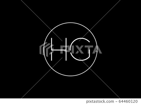 Initial Monogram Letter HG Logo Design Vector Template. HG Letter Logo Design Initial Monogram Letter HG Logo Design Vector Template. HG Letter Logo Design 64460120